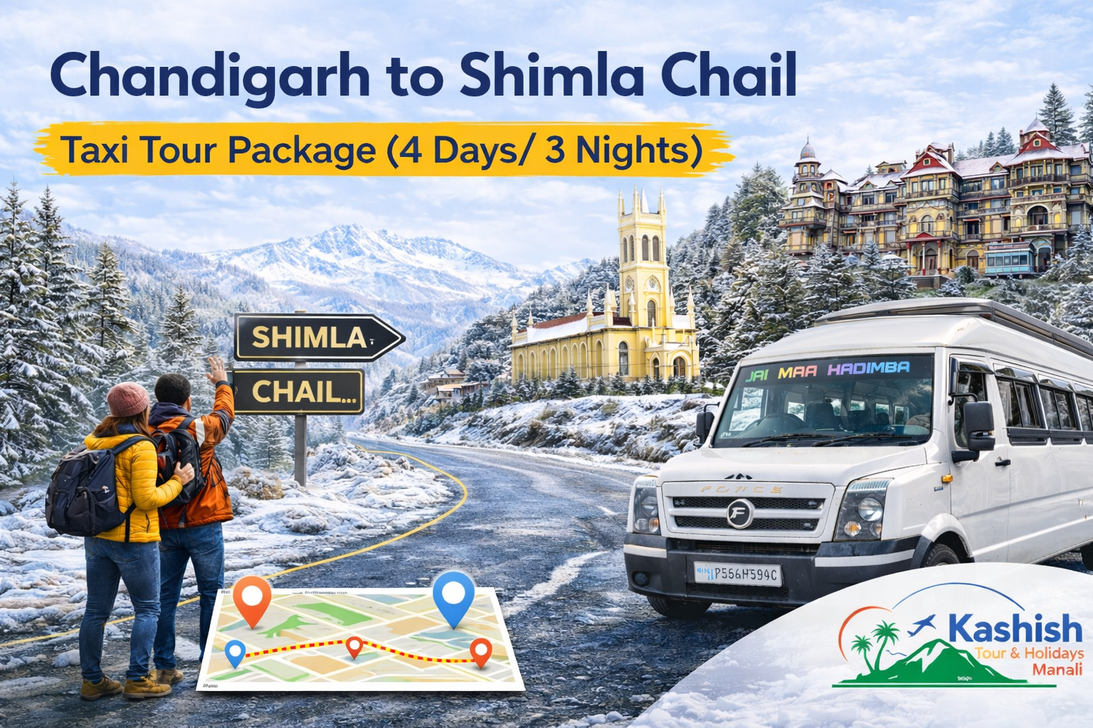 Chandigarh to Shimla Chail