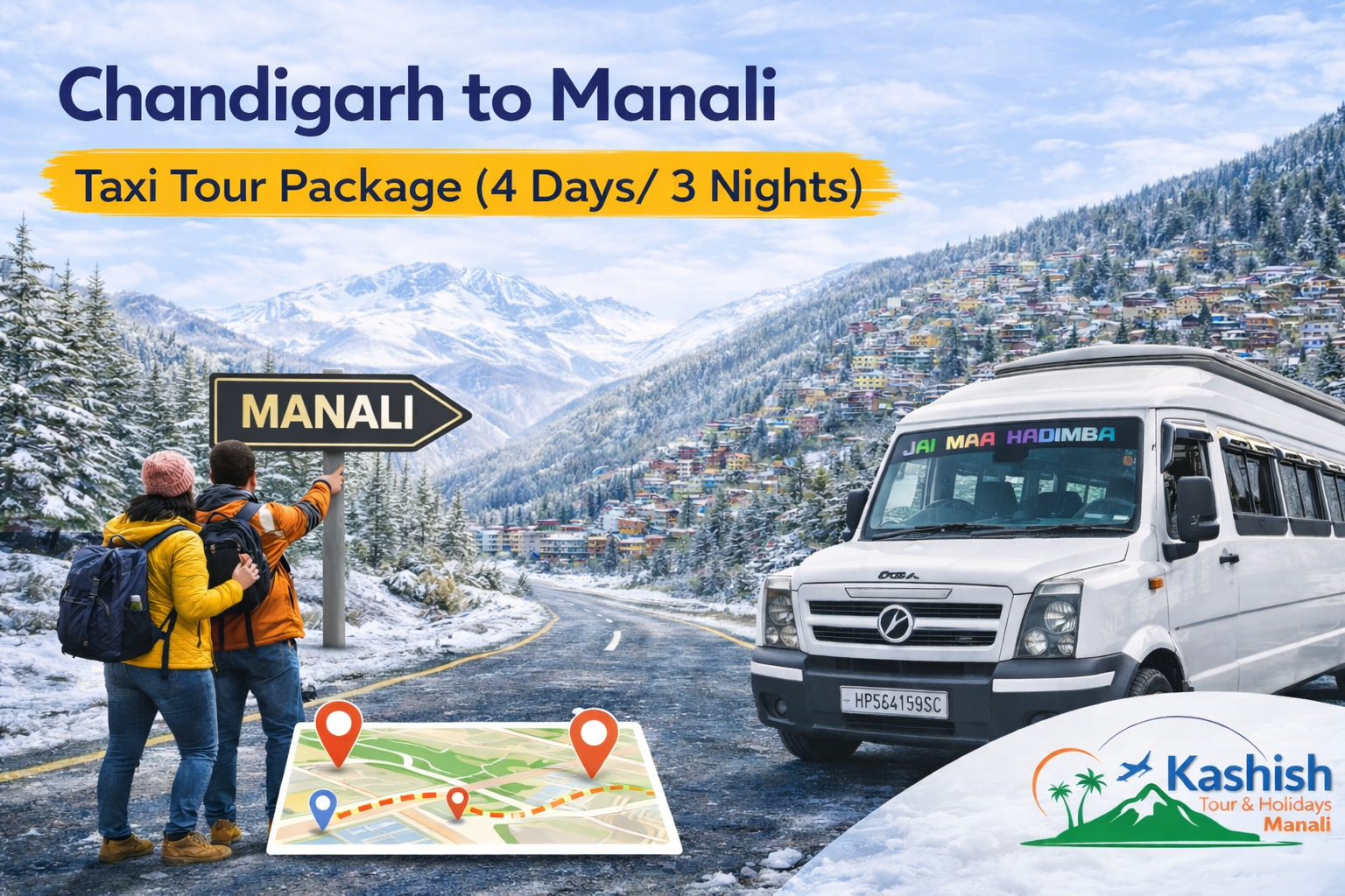 Chandigarh to Manali