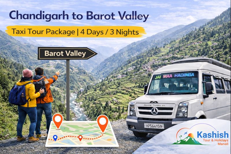 Chandigarh to Barot Valley Taxi Tour