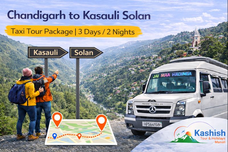 Chandigarh to Kasauli Solan Taxi Tour