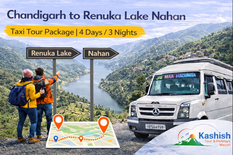 Chandigarh to Renuka Lake Nahan Taxi Tour 