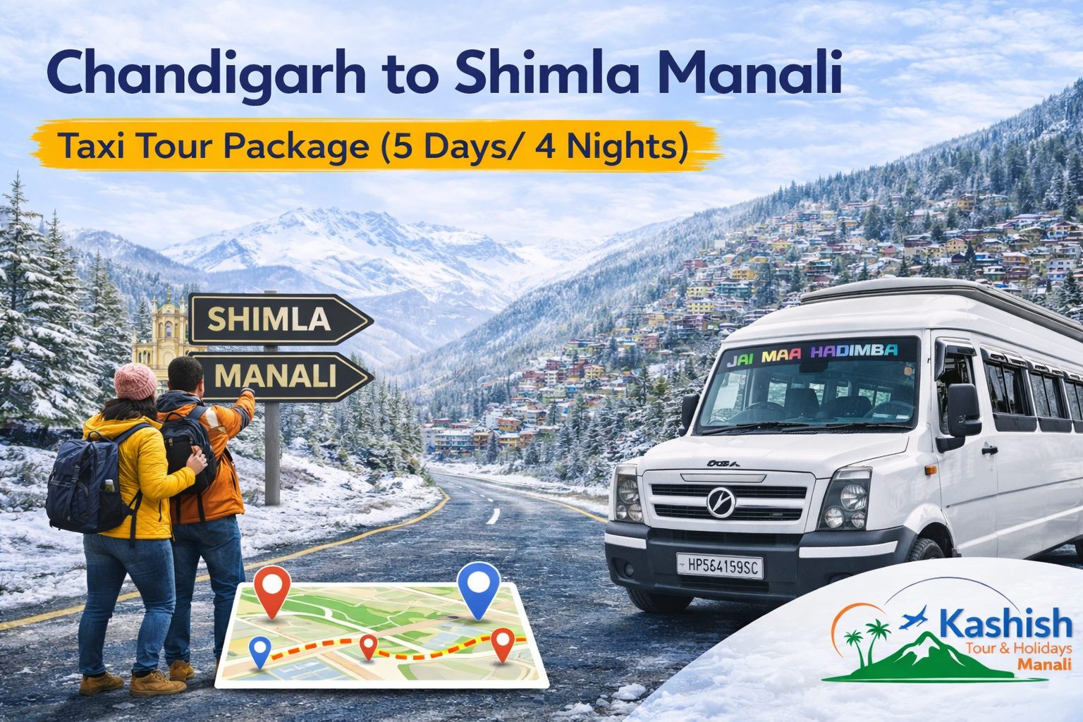 Chandigarh – Shimla – Manali